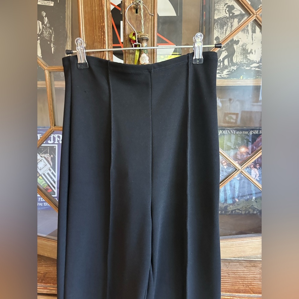 Elegant Black Wide Leg Women's Pants